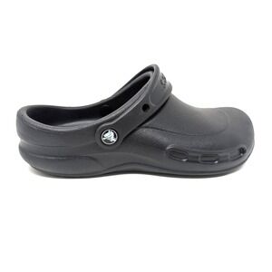 Crocs Adult Bistro Clogs Slip Resistant Work Shoes Black Size 8M \‎ 10W New